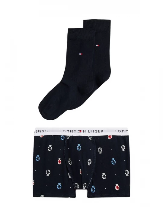 Foto van product TOMMY HILFIGER Onderbroek lichtblauw / donkerblauw / rood / wit