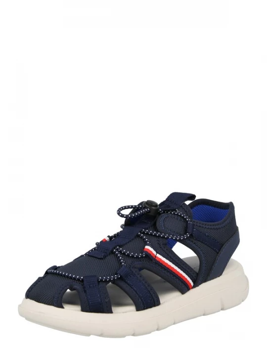 Foto van product TOMMY HILFIGER Open schoenen 'QUEST' marine / knalrood / wit