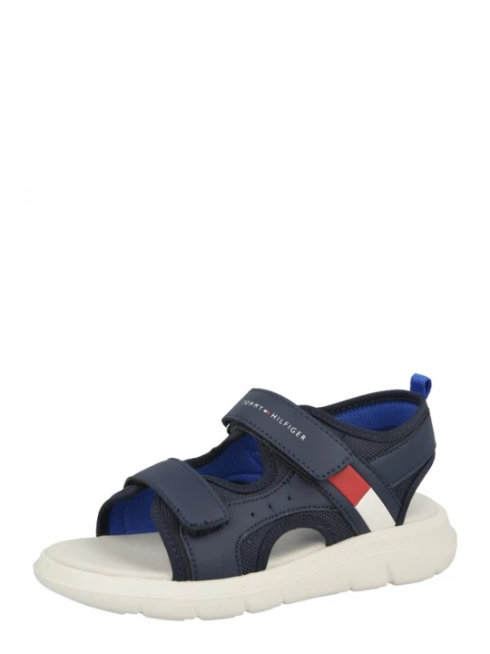 Foto van product TOMMY HILFIGER Open schoenen 'QUEST' marine / rood / wit