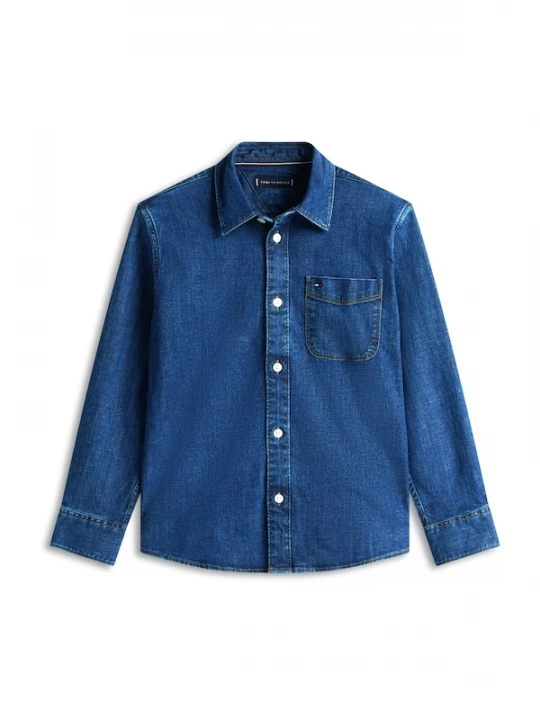 Foto van product TOMMY HILFIGER Overhemd blauw denim