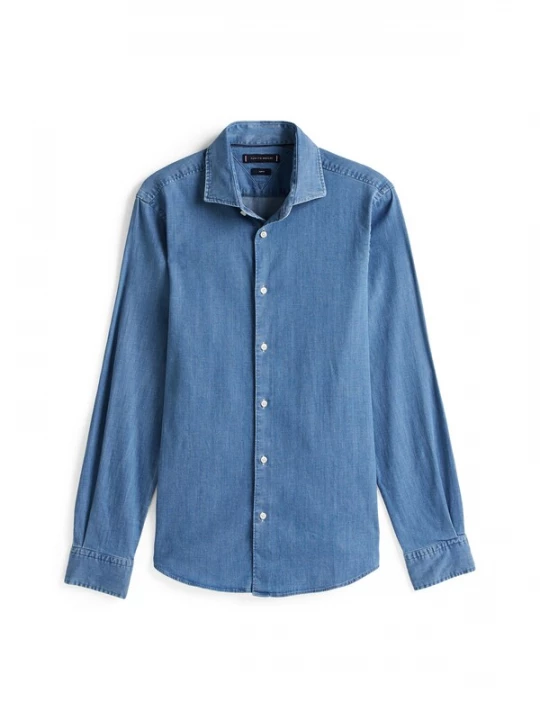 Foto van product TOMMY HILFIGER Overhemd blauw denim