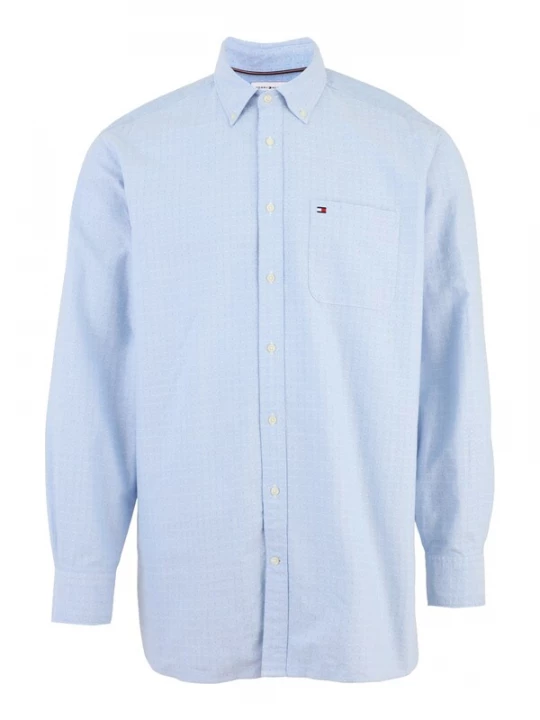 Foto van product TOMMY HILFIGER Overhemd blauw / lichtblauw / wit