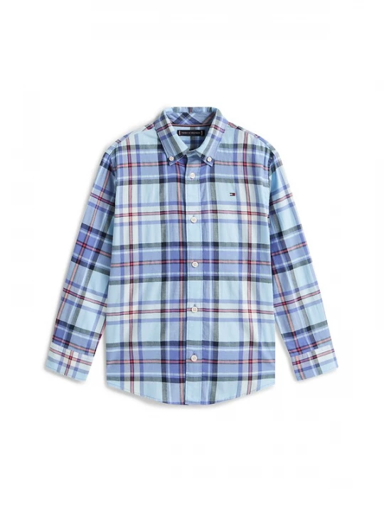 Foto van product TOMMY HILFIGER Overhemd blauw / rood