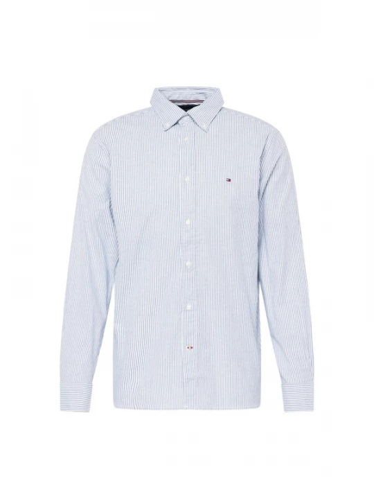 Foto van product TOMMY HILFIGER Overhemd 'CORE 1985 FLEX' nachtblauw / offwhite
