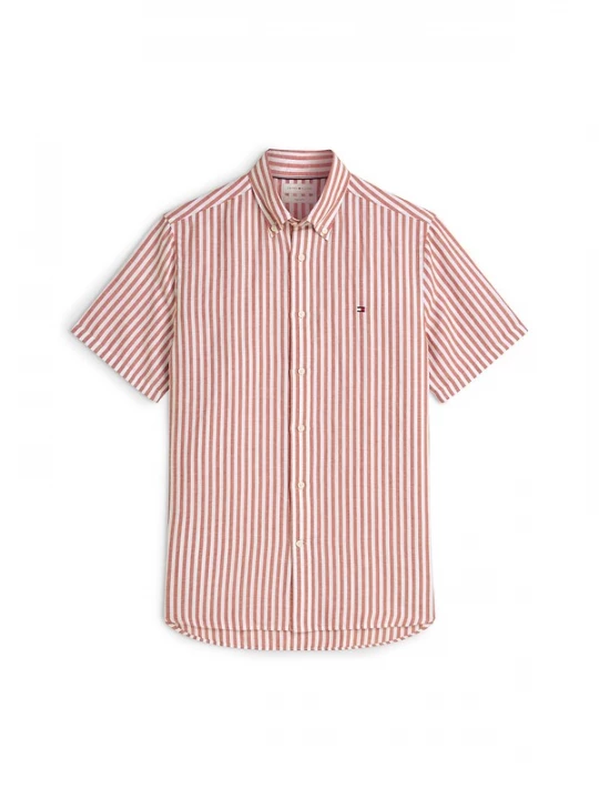 Foto van product TOMMY HILFIGER Overhemd cranberry / wit