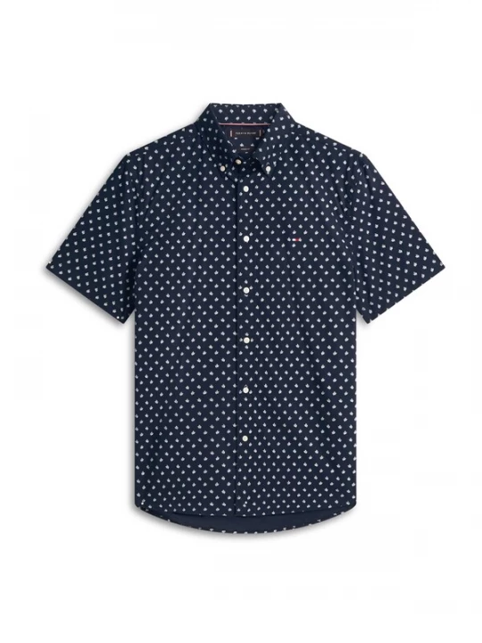 Foto van product TOMMY HILFIGER Overhemd 'FLEX' blauw / wit