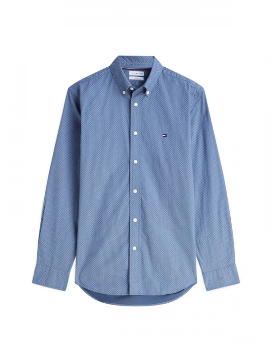 Foto van product TOMMY HILFIGER Overhemd 'FLEX' lichtblauw / donkerblauw