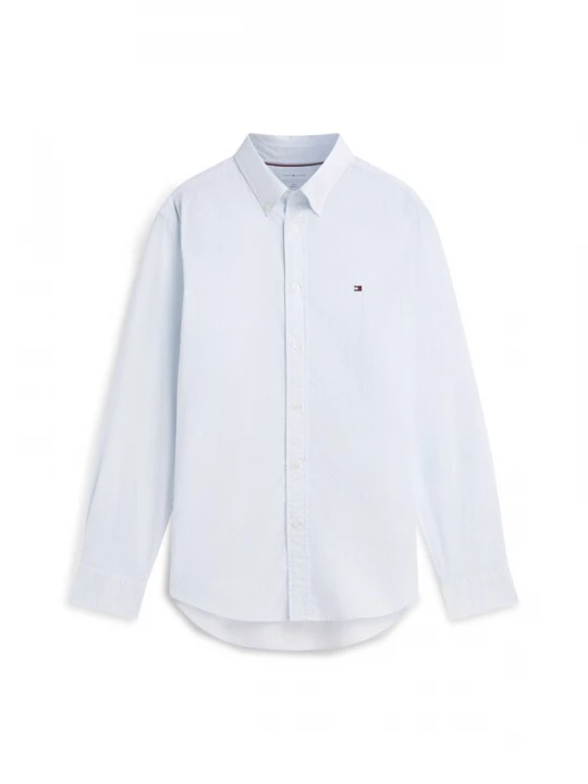Foto van product TOMMY HILFIGER Overhemd 'FLEX' lichtblauw / wit