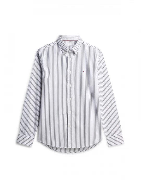 Foto van product TOMMY HILFIGER Overhemd 'Flex' marine / wit