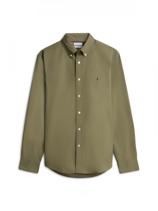 Foto van product TOMMY HILFIGER Overhemd 'Flex' olijfgroen