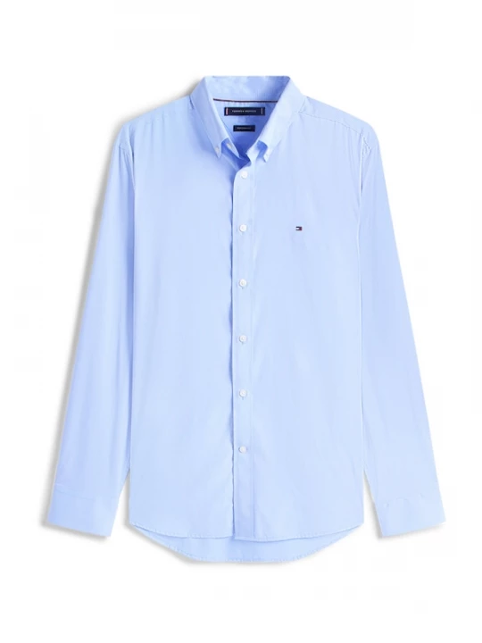 Foto van product TOMMY HILFIGER Overhemd 'GINGHAM' lichtblauw / wit