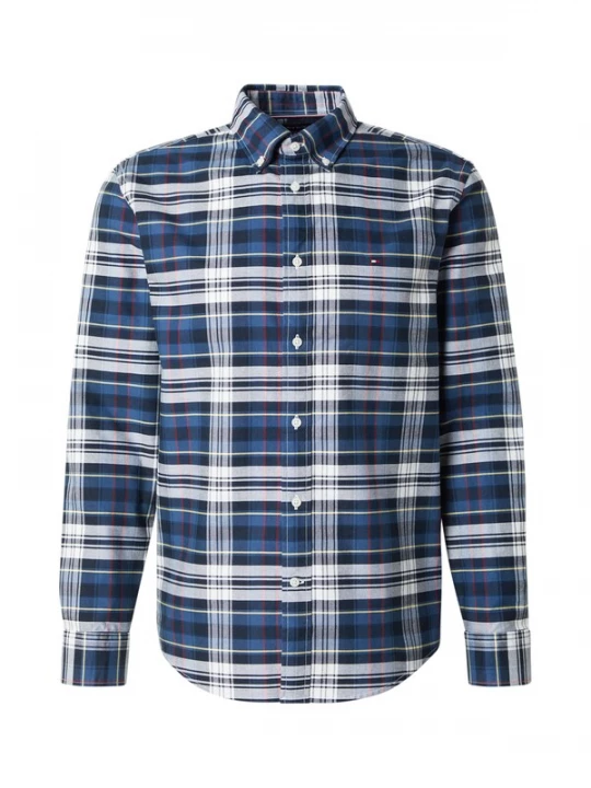 Foto van product TOMMY HILFIGER Overhemd 'Heritage' navy / geel / rood / wit