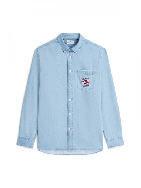 Foto van product TOMMY HILFIGER Overhemd lichtblauw