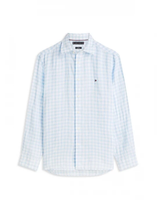 Foto van product TOMMY HILFIGER Overhemd lichtblauw / wit