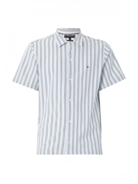 Foto van product TOMMY HILFIGER Overhemd lichtblauw / zwart / wit