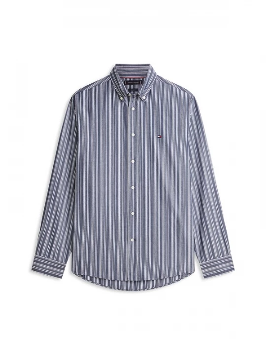 Foto van product TOMMY HILFIGER Overhemd marine / wit