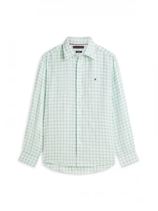 Foto van product TOMMY HILFIGER Overhemd mintgroen / wit