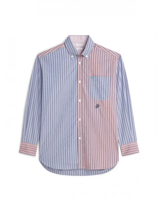 Foto van product TOMMY HILFIGER Overhemd nachtblauw / lichtblauw / oudroze / wit
