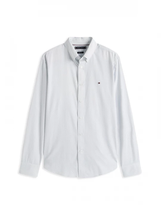 Foto van product TOMMY HILFIGER Overhemd 'PERFORMANCE' donkergrijs / wit