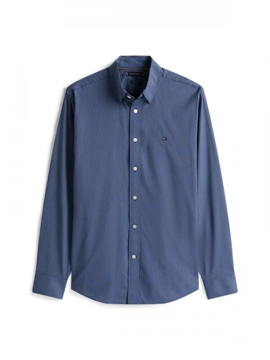 Foto van product TOMMY HILFIGER Overhemd 'Performance' navy / wit