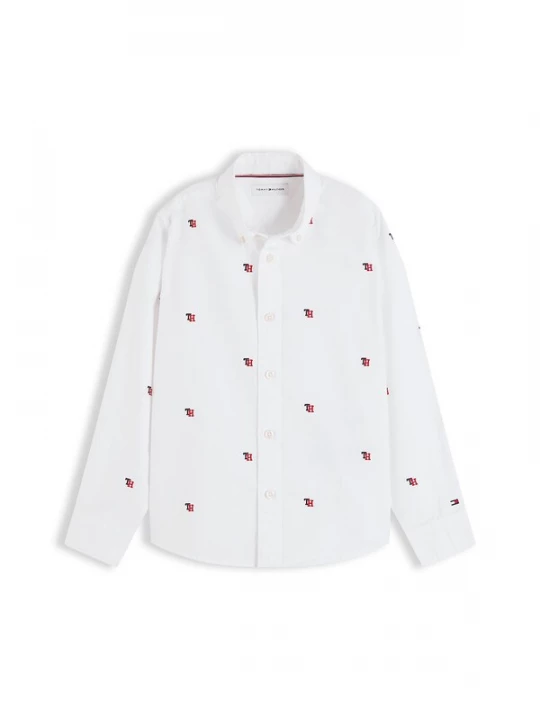 Foto van product TOMMY HILFIGER Overhemd rood / wit