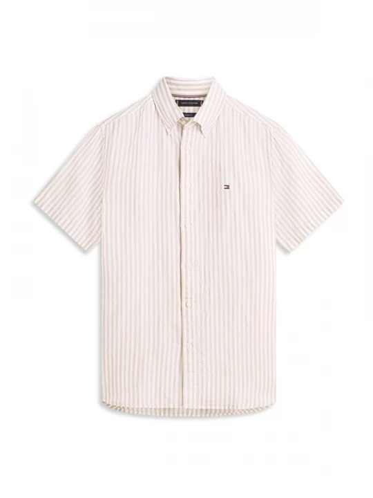 Foto van product TOMMY HILFIGER Overhemd sand / wit