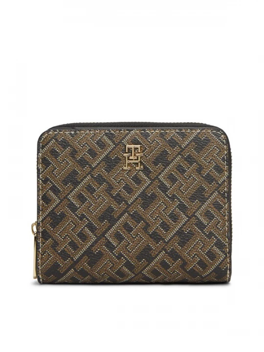 Foto van product TOMMY HILFIGER Portemonnee ecru / brokaat / zwart