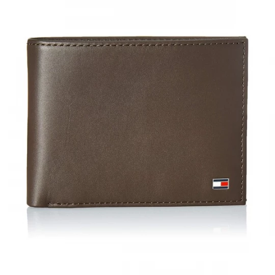 Foto van product TOMMY HILFIGER Portemonnee 'Eton' marine / bruin / rood / wit