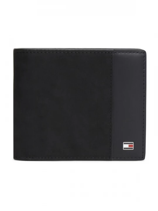 Foto van product TOMMY HILFIGER Portemonnee 'Flag Plaque Coin And Card' zwart