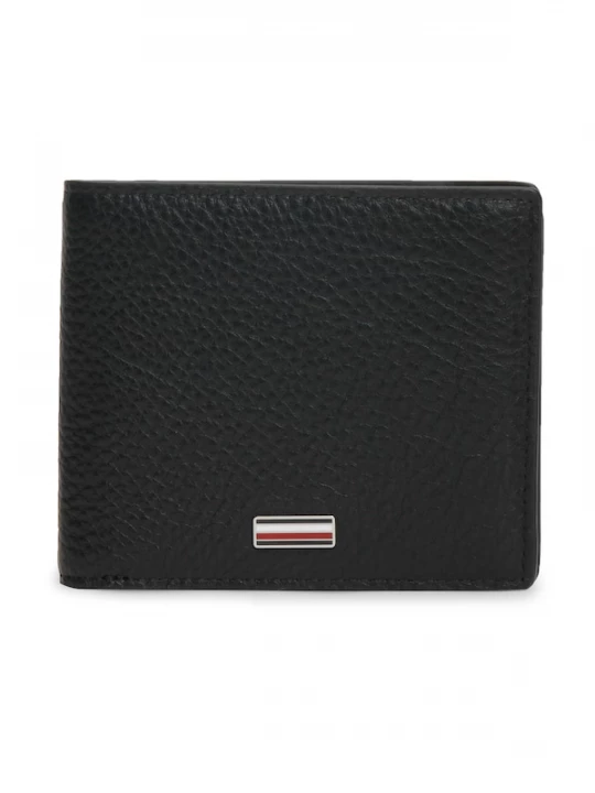 Foto van product TOMMY HILFIGER Portemonnee 'Signature Plaque Bifold' zwart