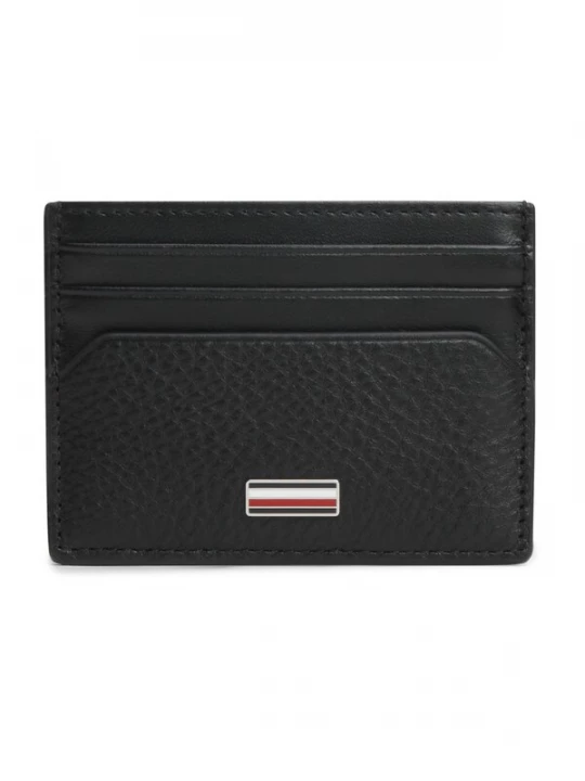 Foto van product TOMMY HILFIGER Portemonnee 'Signature Plaque Card' zwart