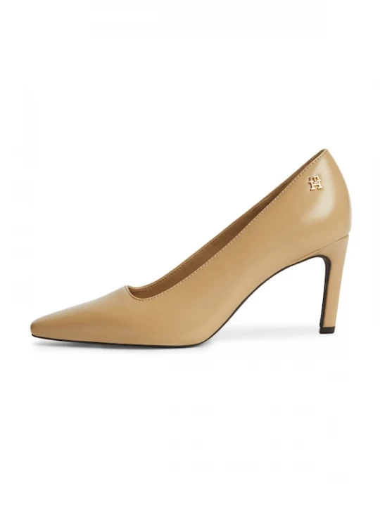 Foto van product TOMMY HILFIGER Pumps 'TH Monogram High Heels' camel