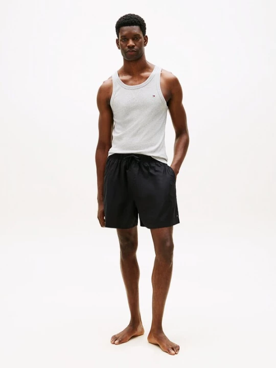 Foto van product TOMMY HILFIGER Pyjama kort grijs gemêleerd / zwart