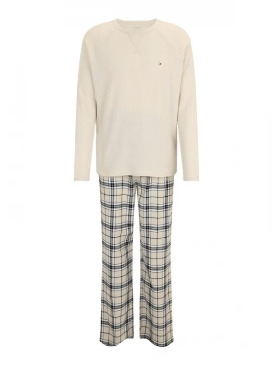Foto van product TOMMY HILFIGER Pyjama lang beige / zwart