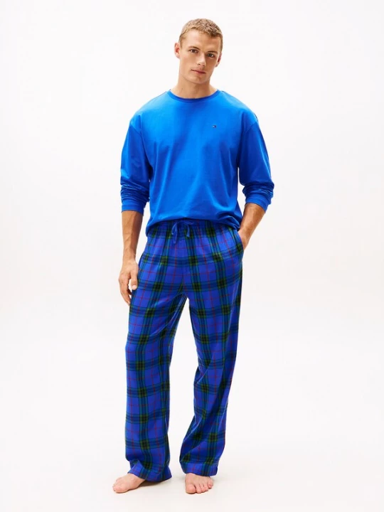 Foto van product TOMMY HILFIGER Pyjama lang blauw / groen / rood