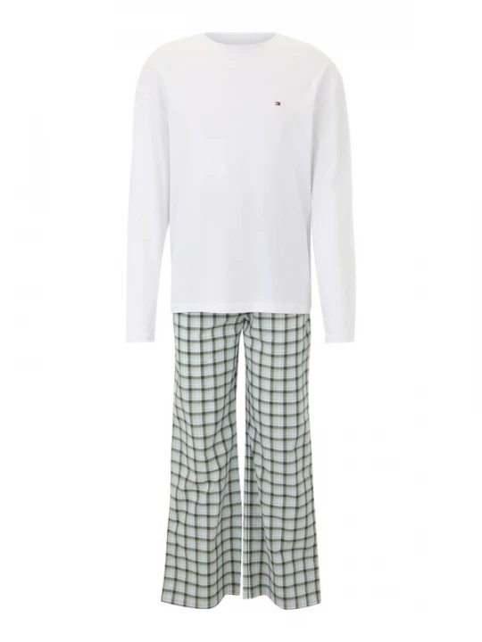 Foto van product TOMMY HILFIGER Pyjama lang turquoise / geel / antraciet / wit
