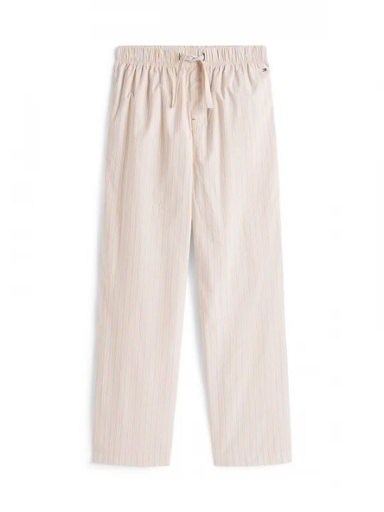 Foto van product TOMMY HILFIGER Pyjamabroek beige / blauw / wit