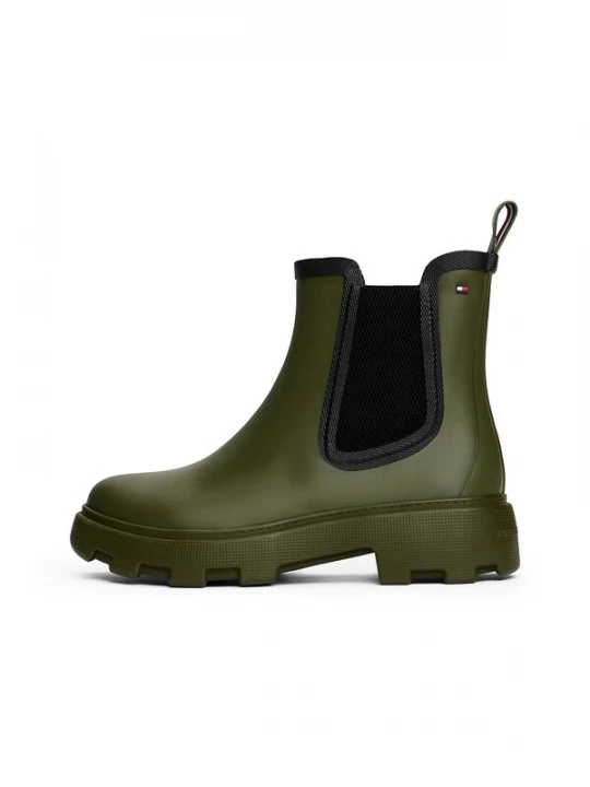 Foto van product TOMMY HILFIGER Regenlaarzen donkergroen / zwart