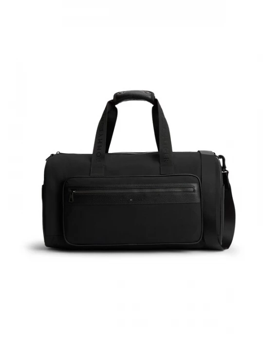 Foto van product TOMMY HILFIGER Reistas 'Logo Mixed Texture Duffel' zwart