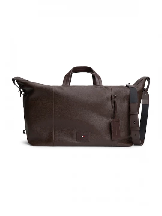 Foto van product TOMMY HILFIGER Reistas 'Logo Patch Casual Duffel' chocoladebruin