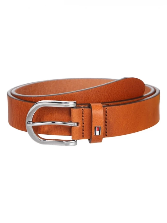 Foto van product TOMMY HILFIGER Riem 'Danny' donkerblauw / cognac / knalrood / wit