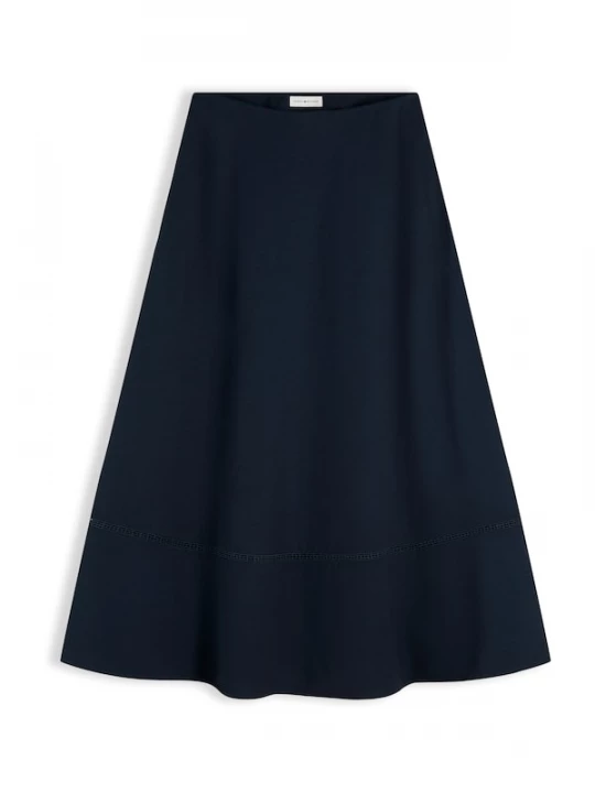Foto van product TOMMY HILFIGER Rok 'Logo Flare Midi With' navy