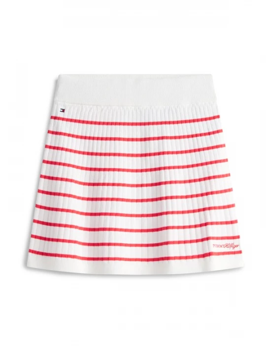 Foto van product TOMMY HILFIGER Rok rood / wit