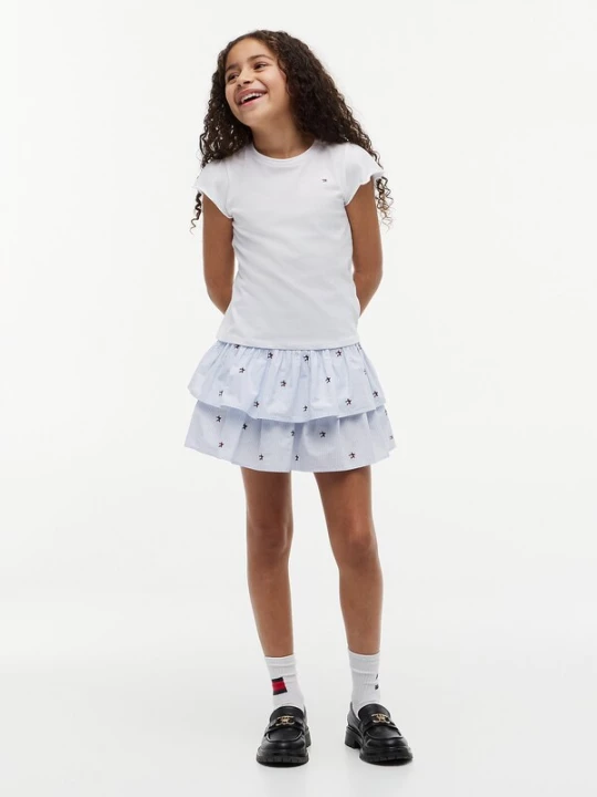 Foto van product TOMMY HILFIGER Rok 'Star Flag' marine / pastelblauw / rood / wit