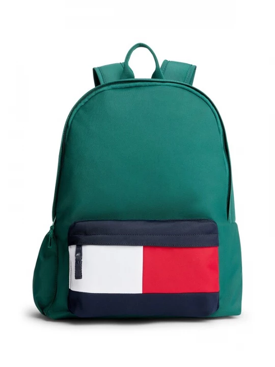 Foto van product TOMMY HILFIGER Rugzak 'Essential' navy / smaragd / kersrood / wit