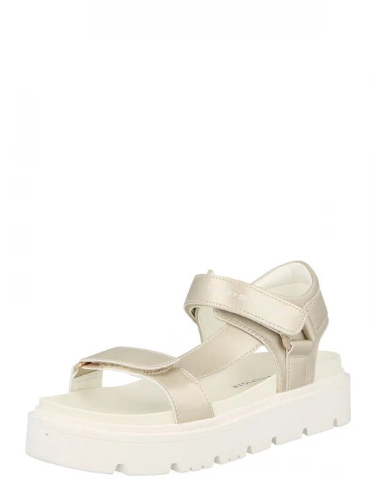Foto van product TOMMY HILFIGER Sandalen 'CLAIRE' goud / wit
