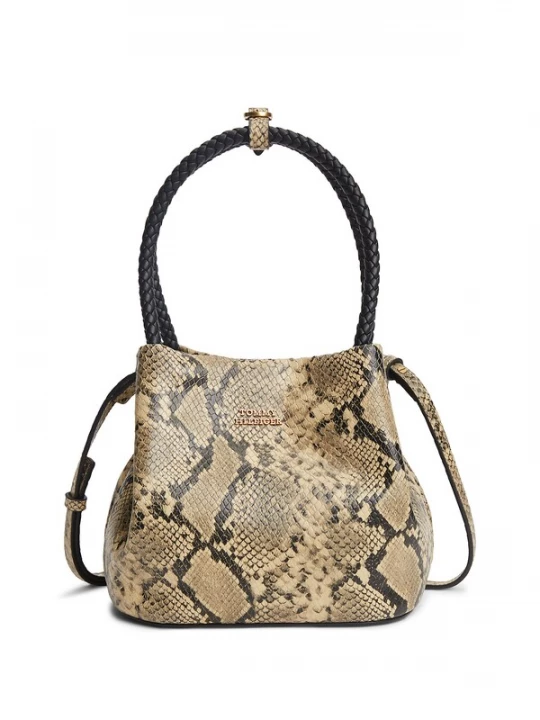Foto van product TOMMY HILFIGER Schoudertas beige / cappuccino / zwart