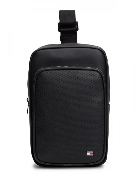 Foto van product TOMMY HILFIGER Schoudertas 'FOUNDATION' zwart