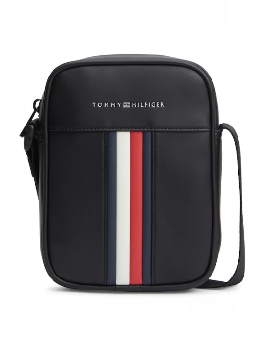 Foto van product TOMMY HILFIGER Schoudertas 'Signature Tape' navy / rood / zwart / wit