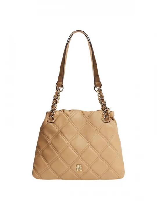 Foto van product TOMMY HILFIGER Schoudertas 'TH FEMININE MINI TOTE AW0AW18716' bruin
